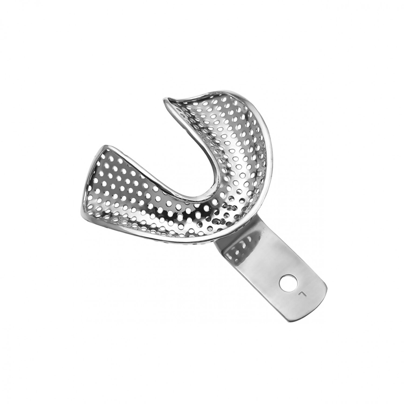 Edentulous Perforated L Lower Tray: Precision for Dental Impressions