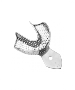 Perforated S Lower Impression Tray: Precision Fit for Dental Impressions