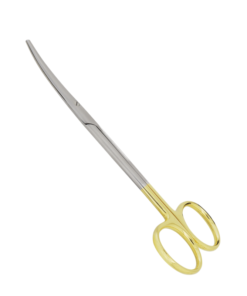 Curved Precision: 14.5cm Metzenbaum Scissors with Tungsten Carbide Inserts
